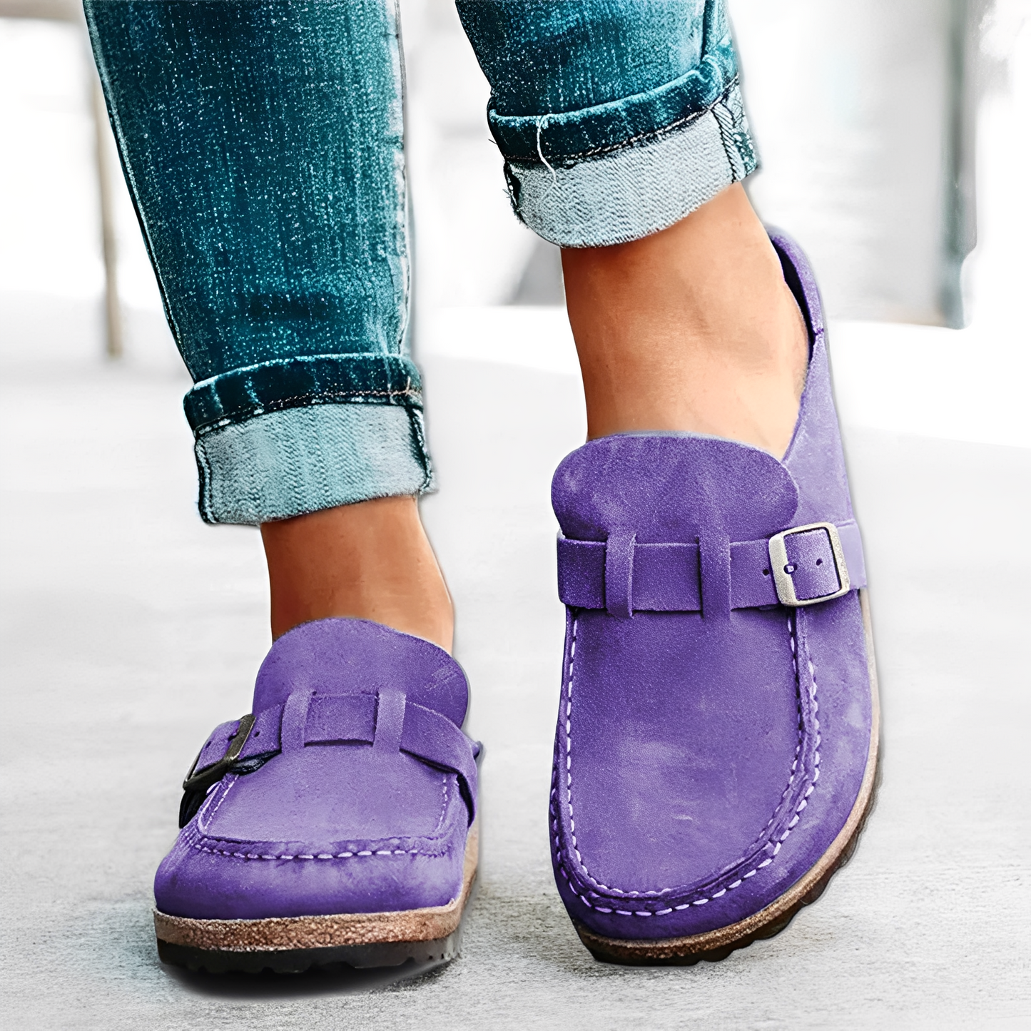 Briana - Comodi sandali slip-on con fibbia per donne