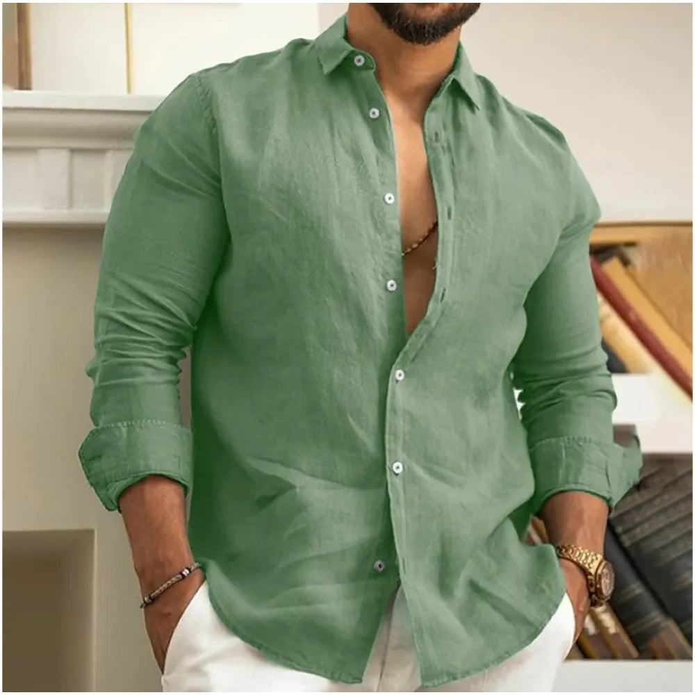 Ronnie – Camicia in Lino Traspirante