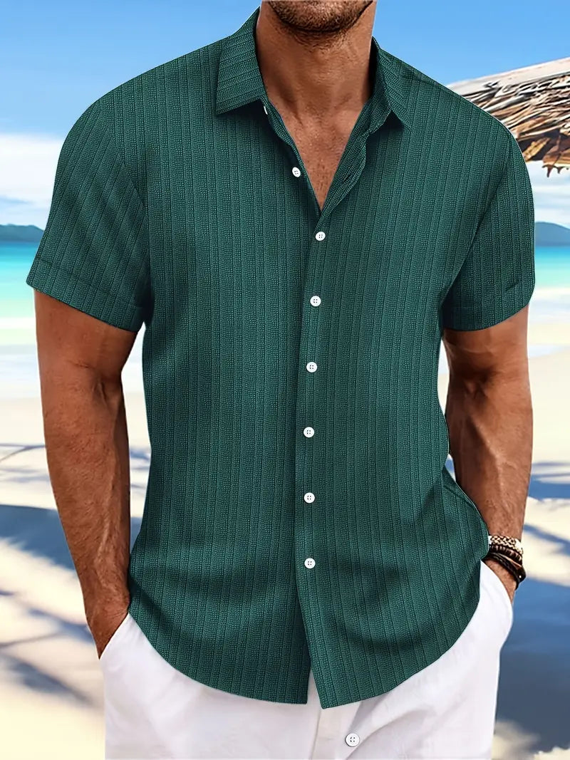 Troy - Camicia Classica con Bottoni