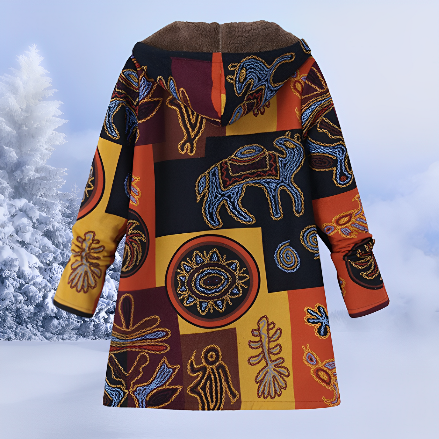 FluffCoat – Giacca Invernale con Motivi