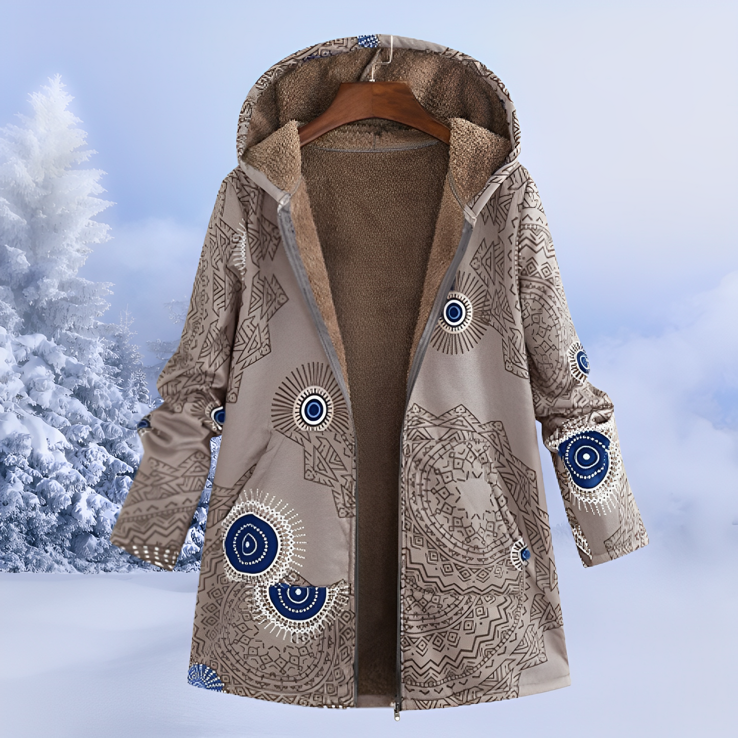 FluffCoat – Giacca Invernale con Motivi