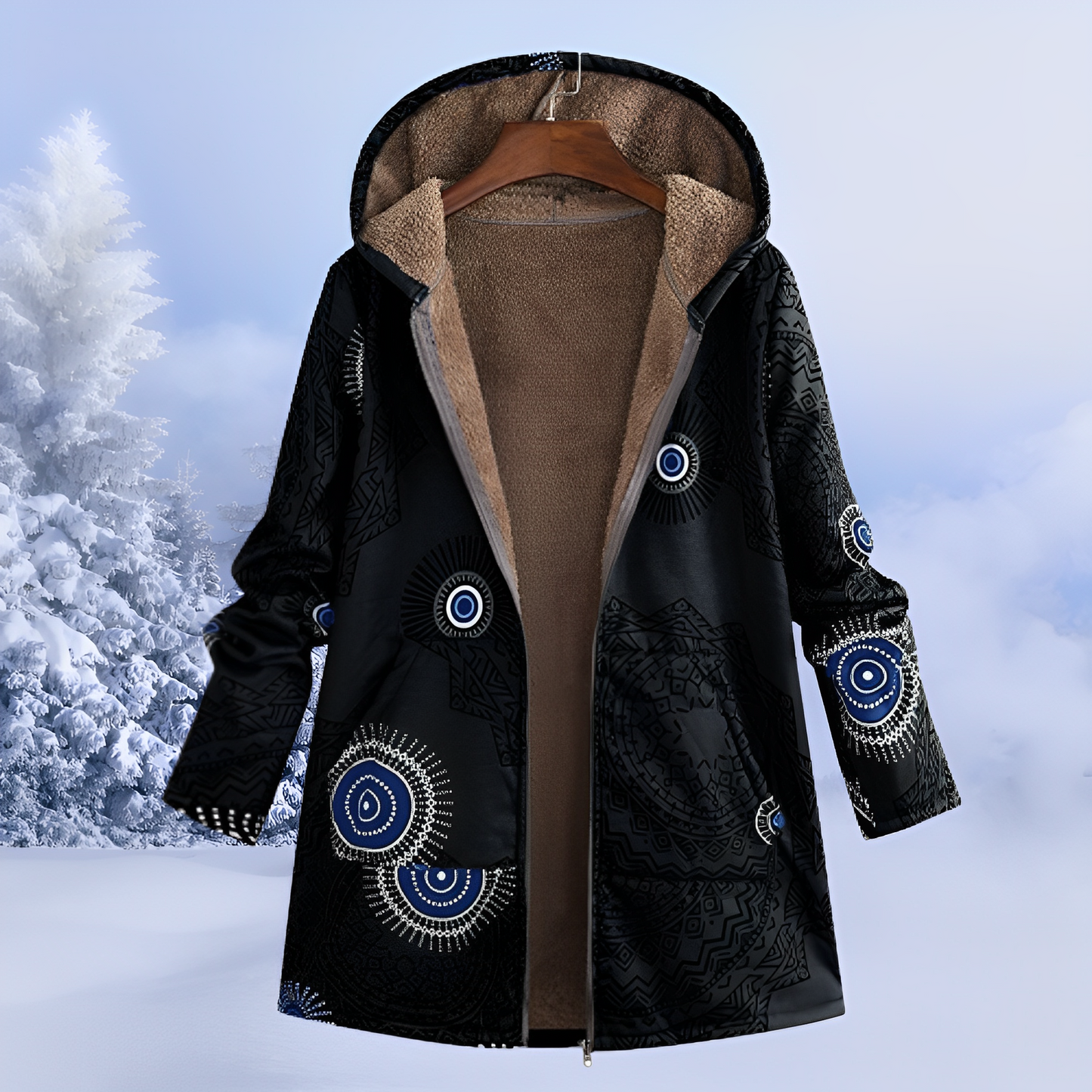 FluffCoat – Giacca Invernale con Motivi
