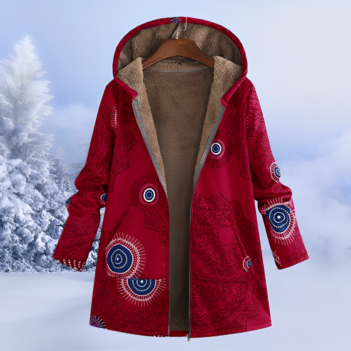 FluffCoat – Giacca Invernale con Motivi