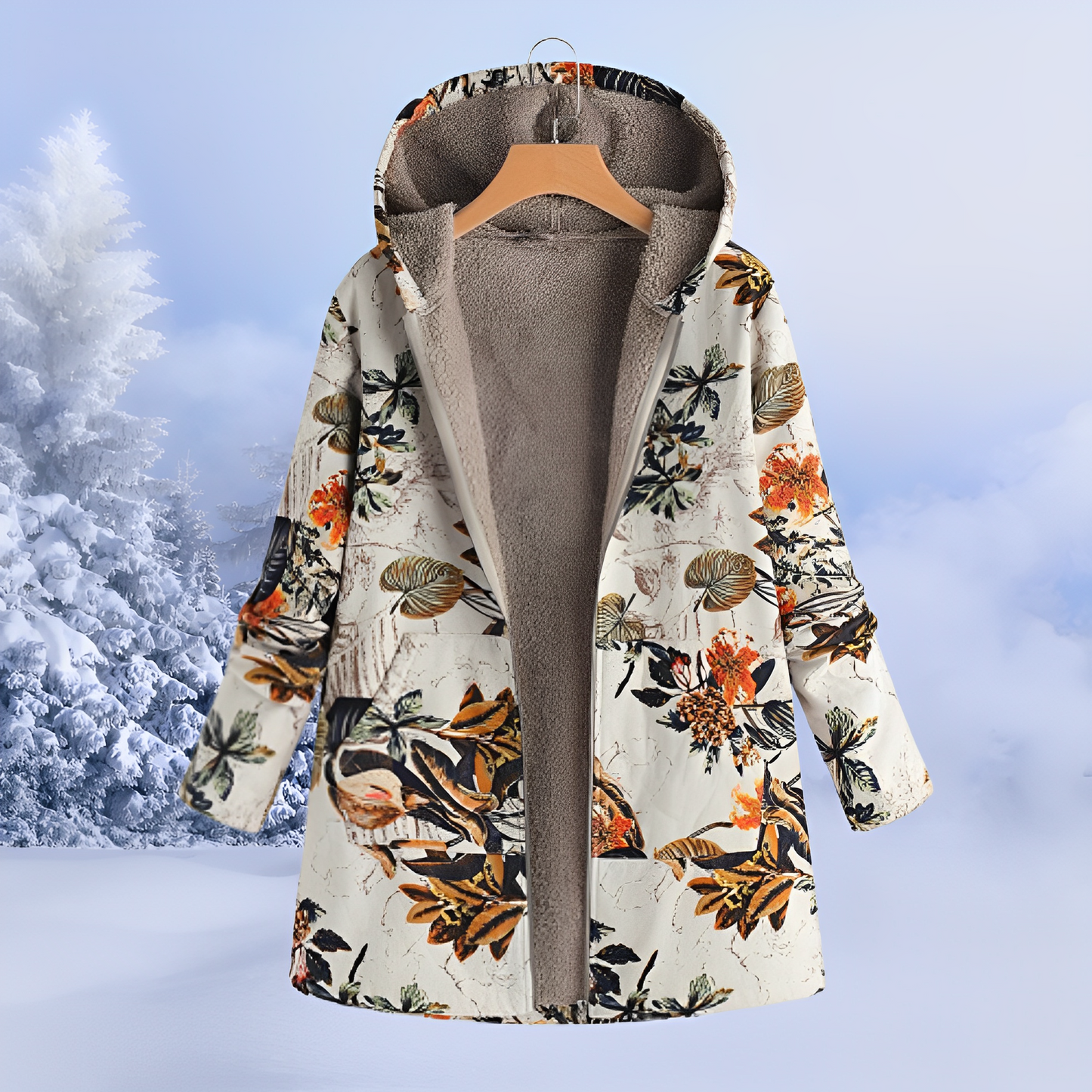 FluffCoat – Giacca Invernale con Motivi