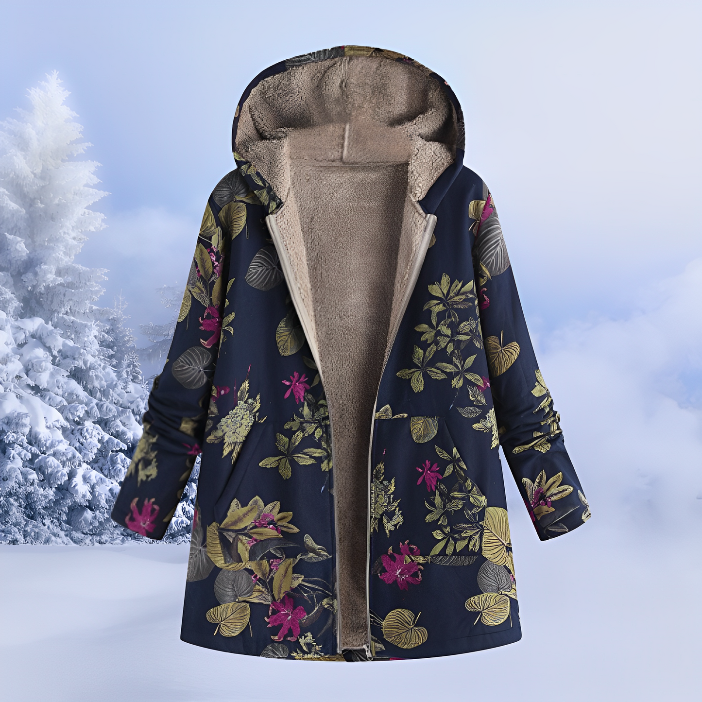 FluffCoat – Giacca Invernale con Motivi