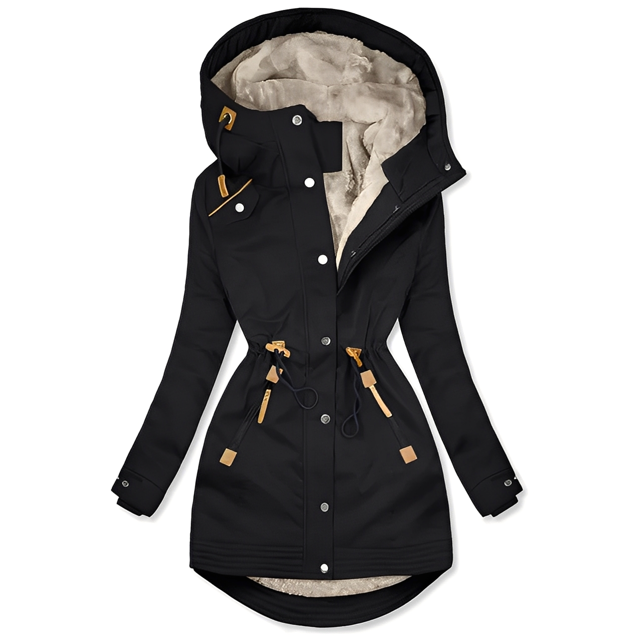 Carolyn - Elegante giacca parka impermeabile da donna