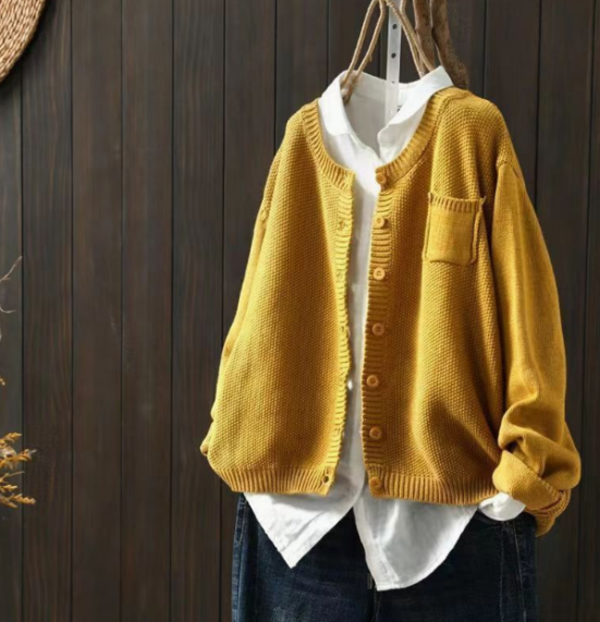 Isabelle - Maglione Button-Up Raffinato