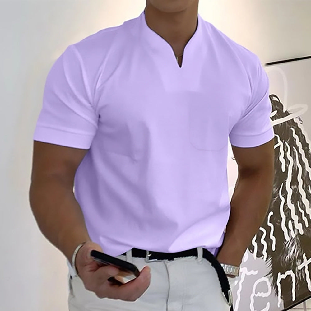 Jason - T-shirt fitness business da uomo a maniche corte