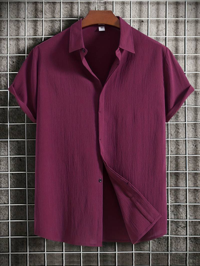 Joshua - Camicia a Maniche Corte Elegante e Senza Sforzo