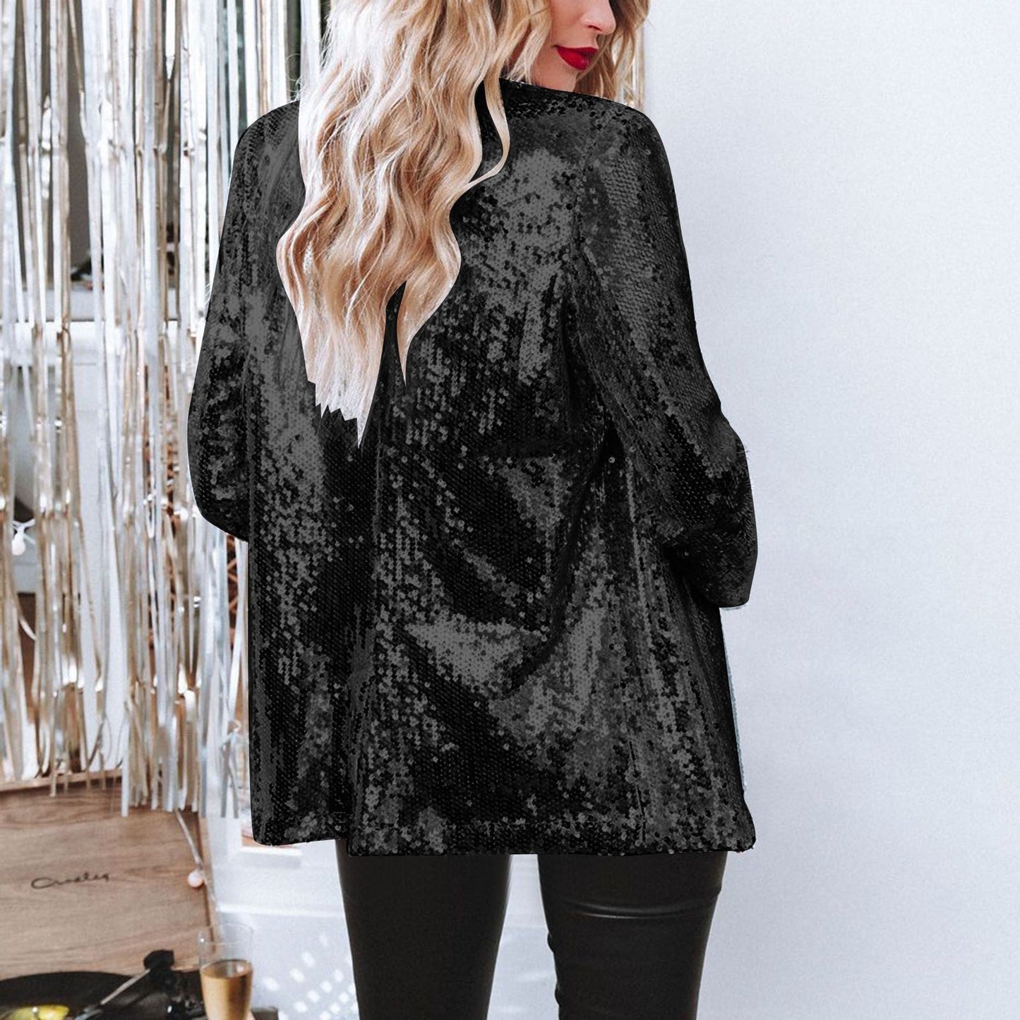 Cora – Elegante Blazer con Paillettes