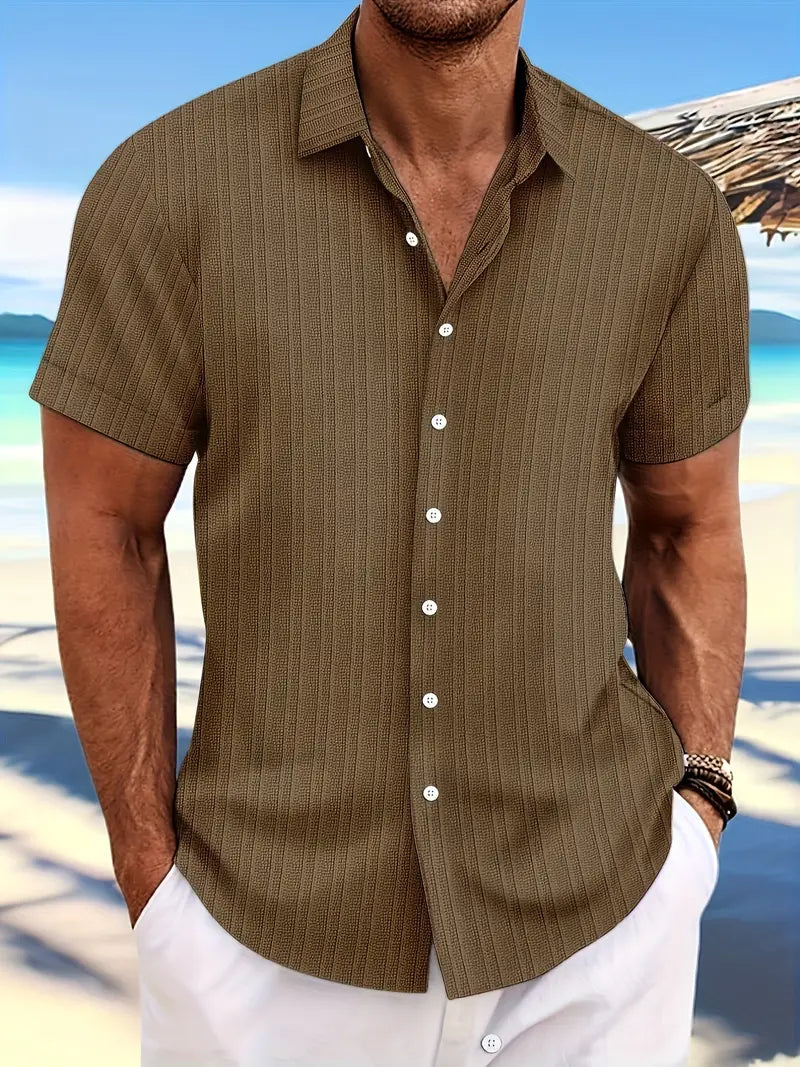 Troy - Camicia Classica con Bottoni