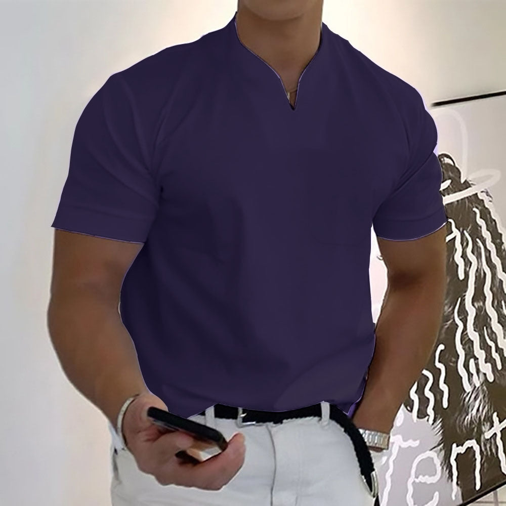 Jason - T-shirt fitness business da uomo a maniche corte