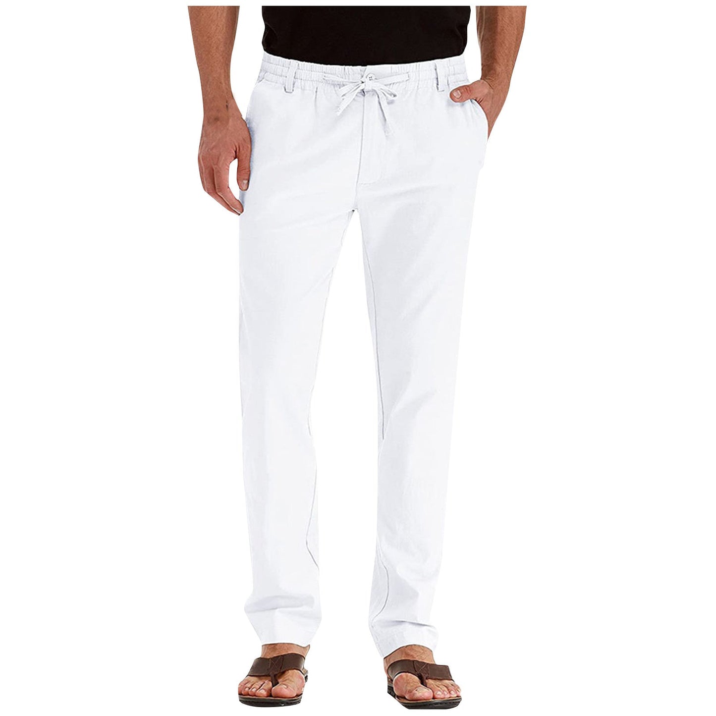 Harley - Pantaloni Estivi Uomo Comodi Basic