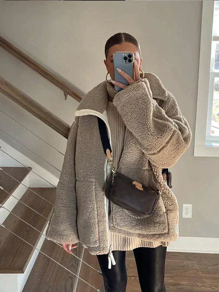 Daria – Cappotto Teddy Oversize