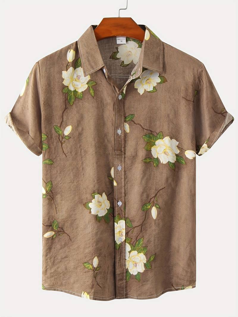 Kenneth - Camicia Casual a Maniche Corte con Stile Fresco