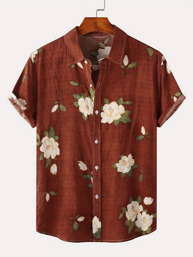 Kenneth - Camicia Casual a Maniche Corte con Stile Fresco