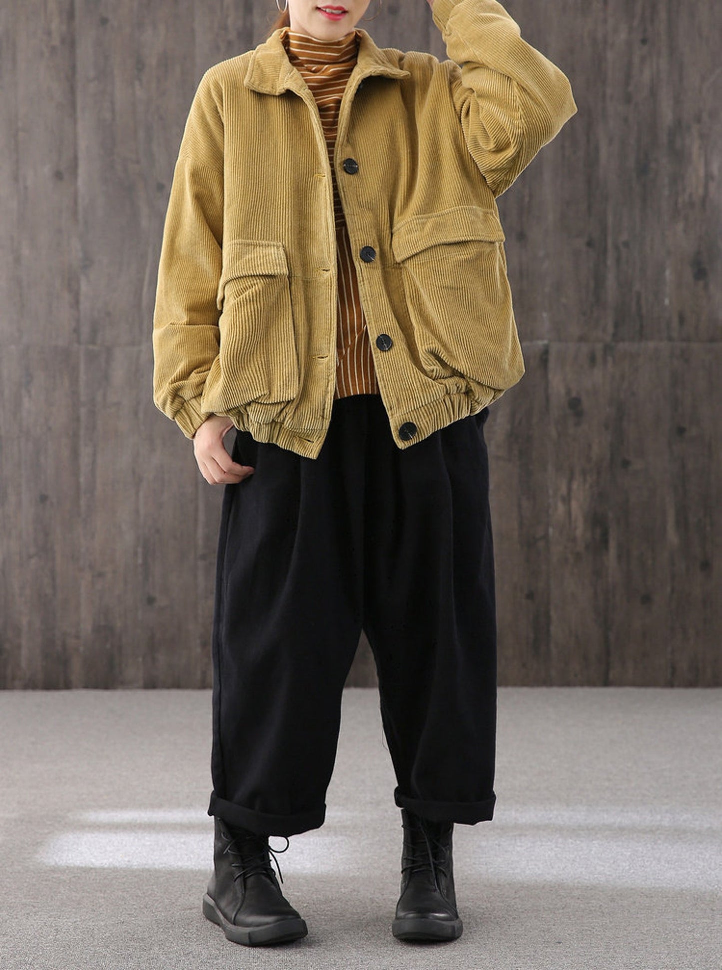 Cappotto Casual Oversize – Giacca Vintage