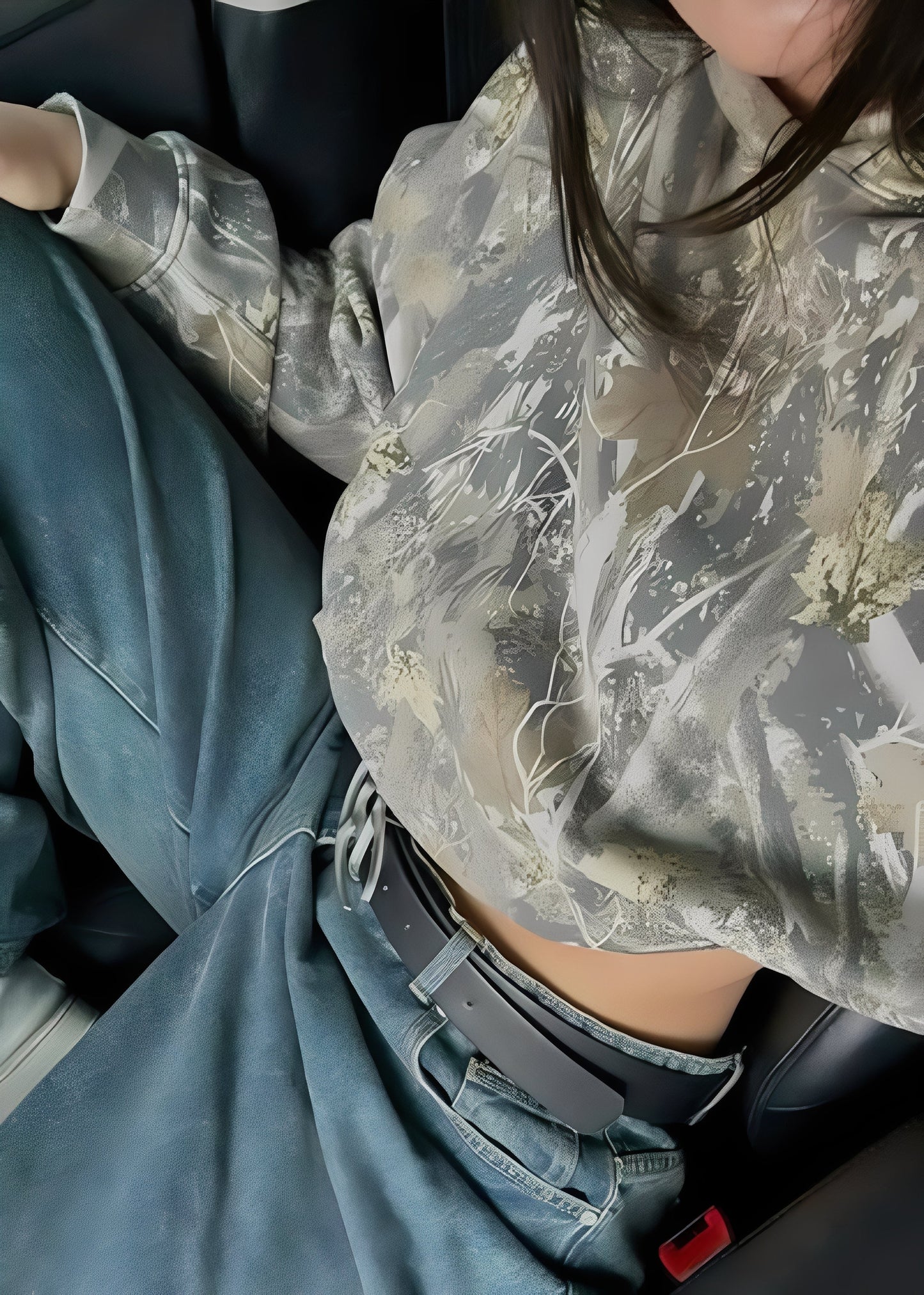 Rosanne - Felpa elegante con stampa per donne