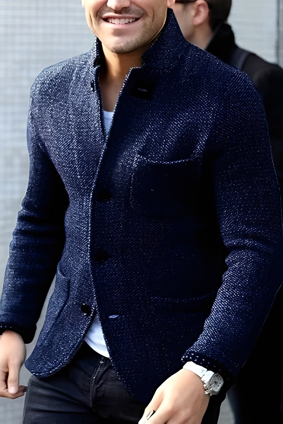 Hardy - Cappotto slim moderno da uomo