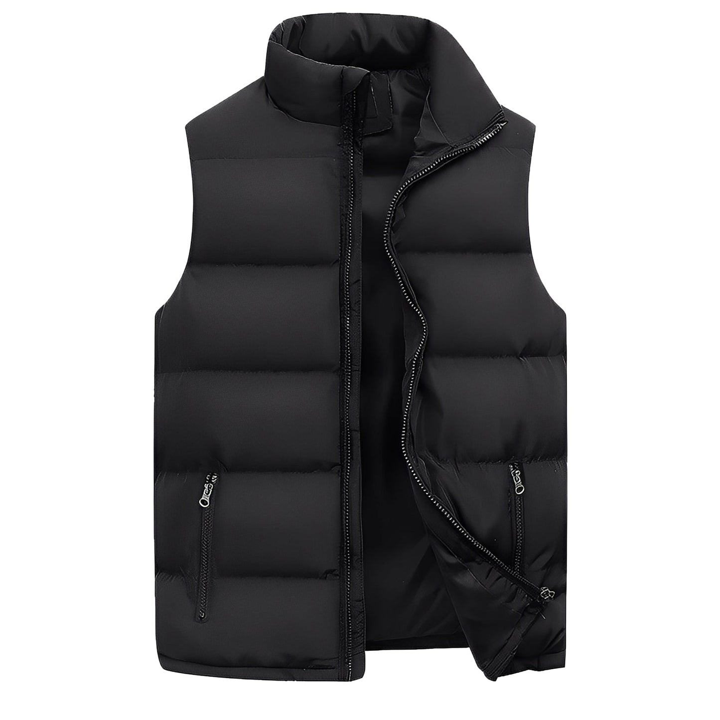 Darryl - Gilet imbottito casual con zip per uomini