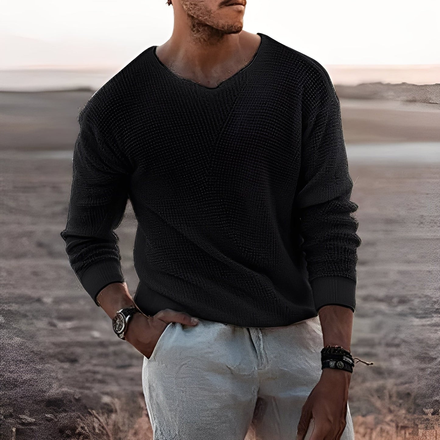 Carlton - Maglione caldo e casual da uomo