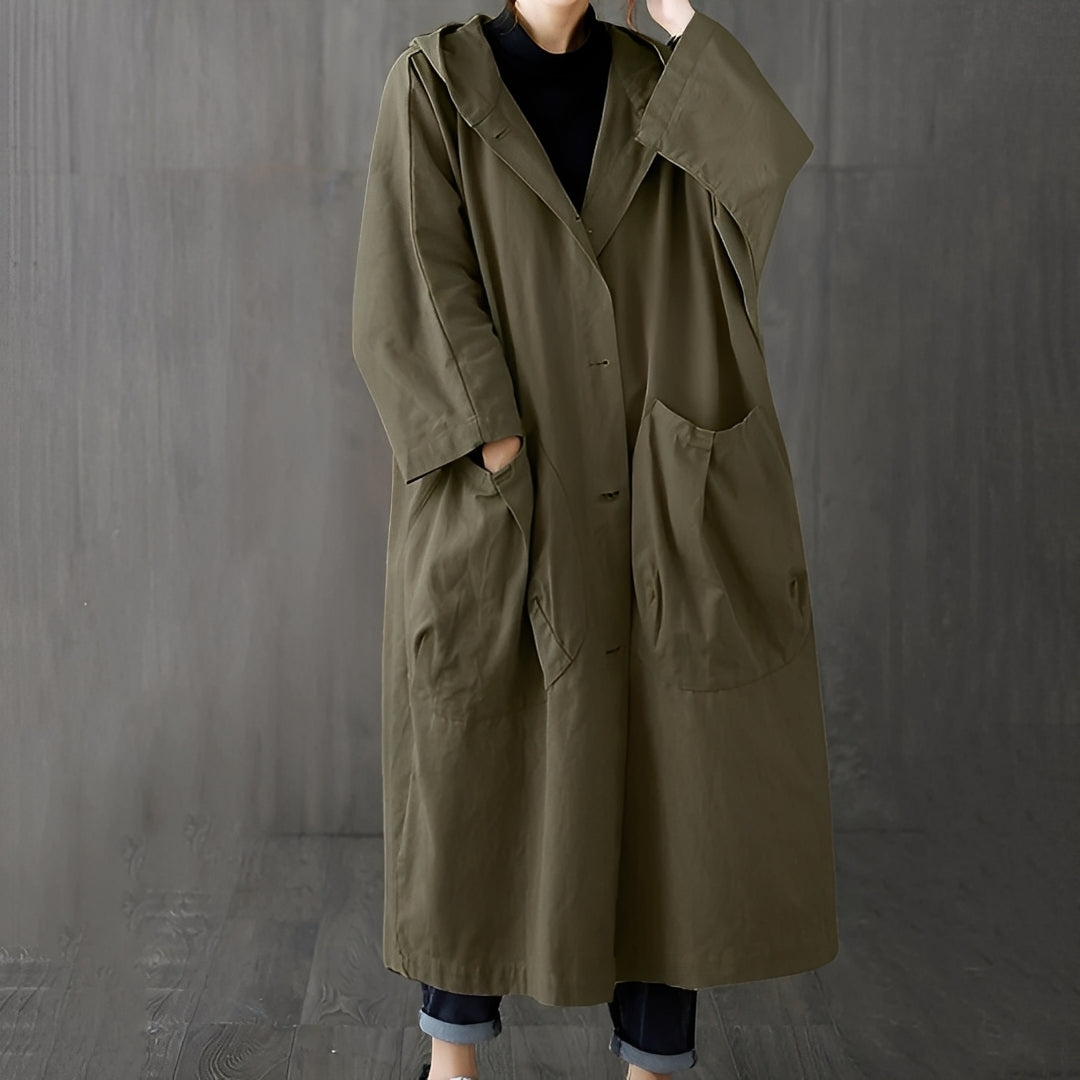 Myranda - Trench elegante e moderno con tasche per donne