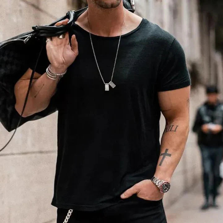 Lennon – T-Shirt Casual da Tutti i Giorni con Vestibilità Comoda