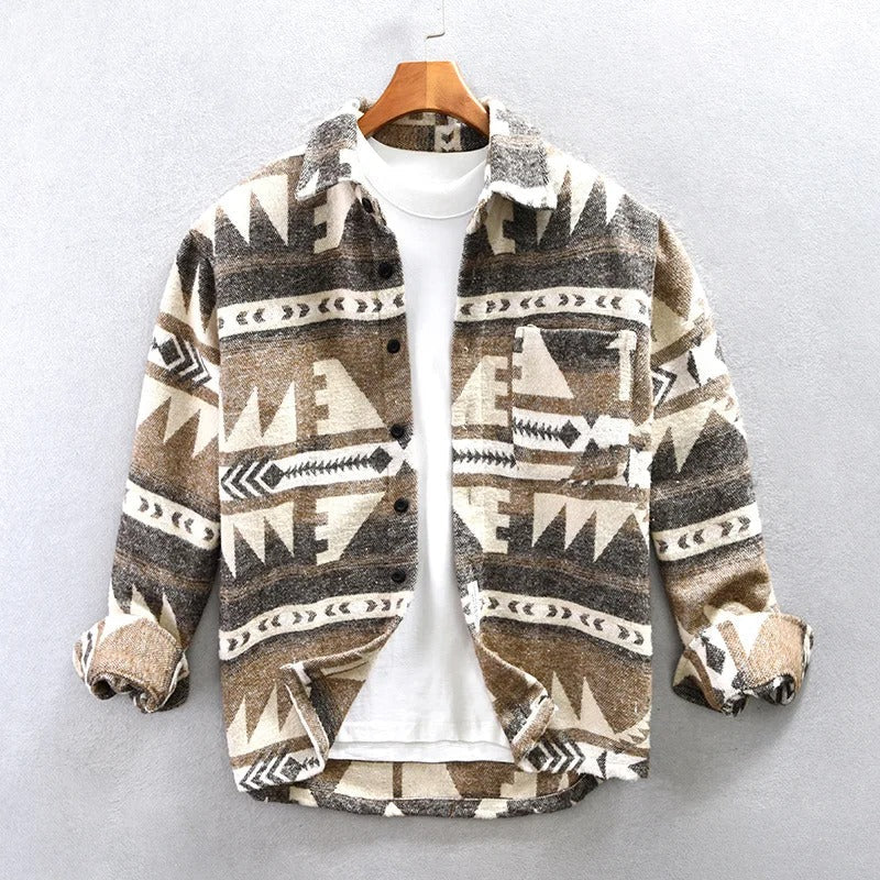 Kenneth - Camicia in Flanella con Misto Lana