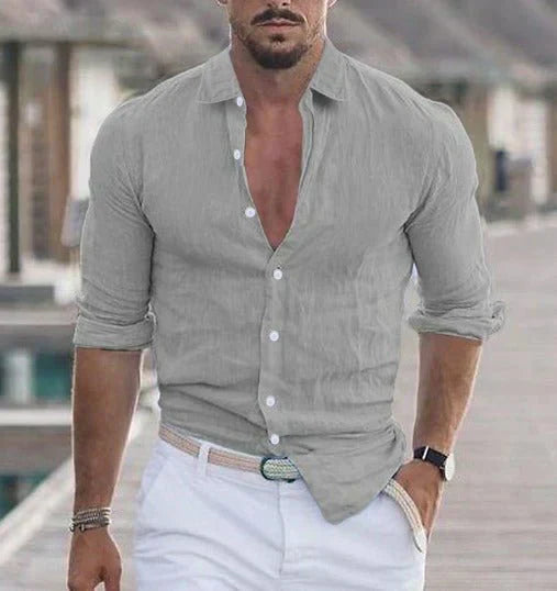 Camicia di lino – Eleganza estiva con una sensazione di leggerezza