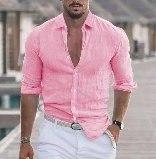Camicia di lino – Eleganza estiva con una sensazione di leggerezza