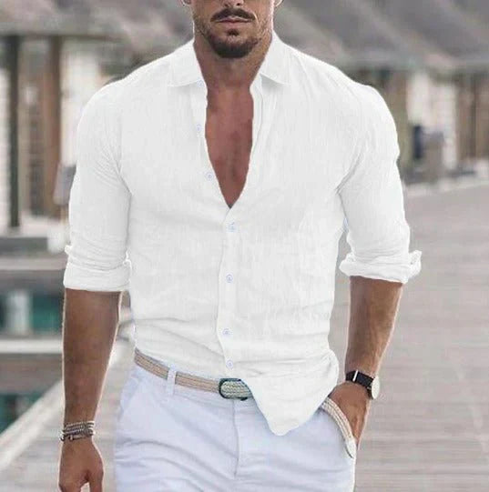 Camicia di lino – Eleganza estiva con una sensazione di leggerezza
