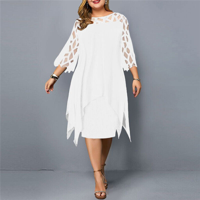 Harper - Elegante abito midi taglie forti