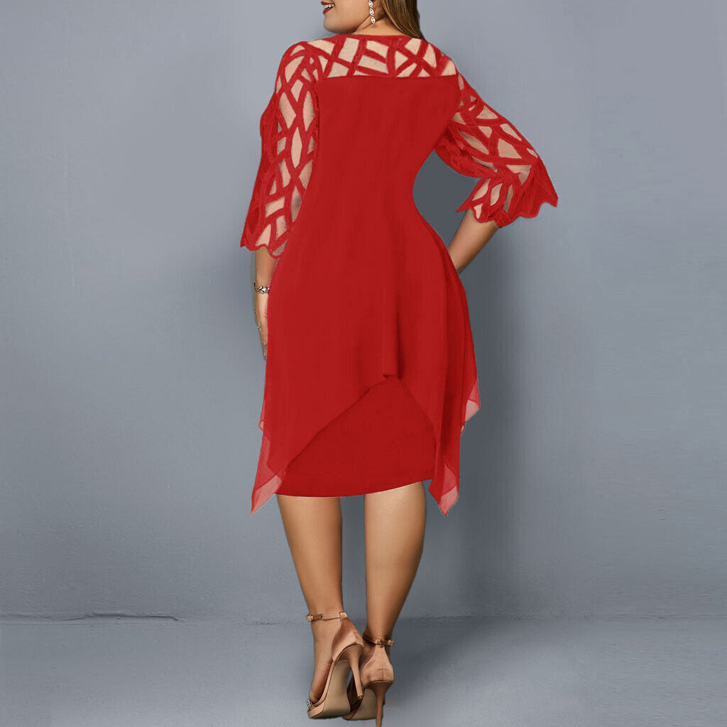 Harper - Elegante abito midi taglie forti
