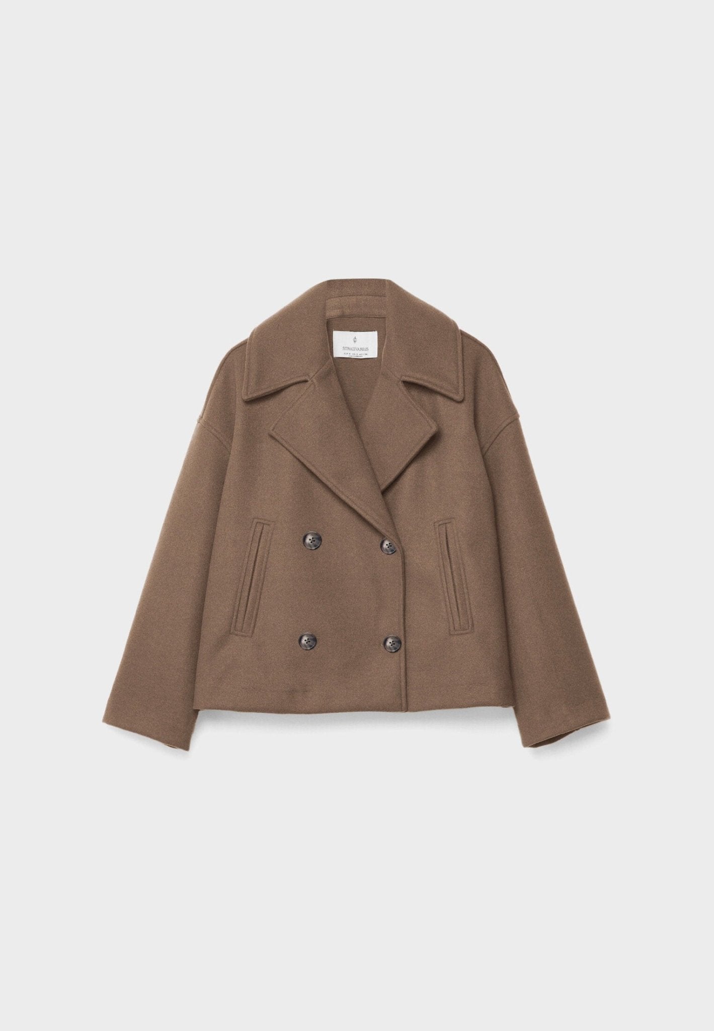 Britanny - Elegante Cappotto Corto Doppiopetto