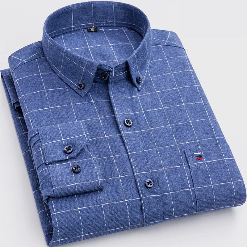 Louis – Camicia di cotone a quadri