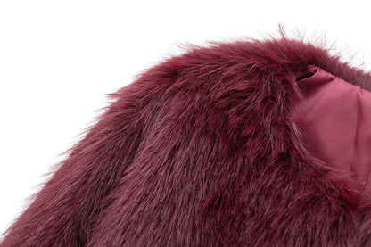 EmberCozy - Cappotto Invernale In Pelle Con Finiture In Pelliccia