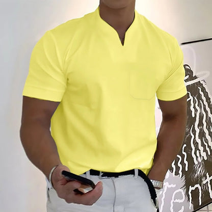 Jason - T-shirt fitness business da uomo a maniche corte