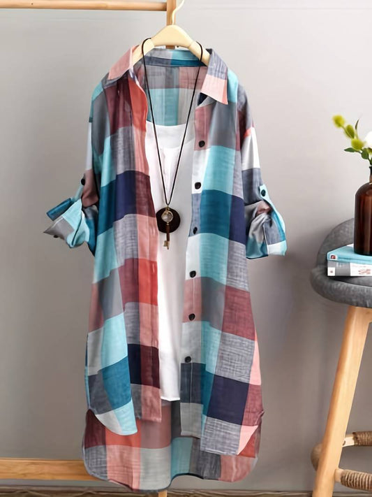 Niki – Camicia a Quadri dalla Vestibilità Comoda