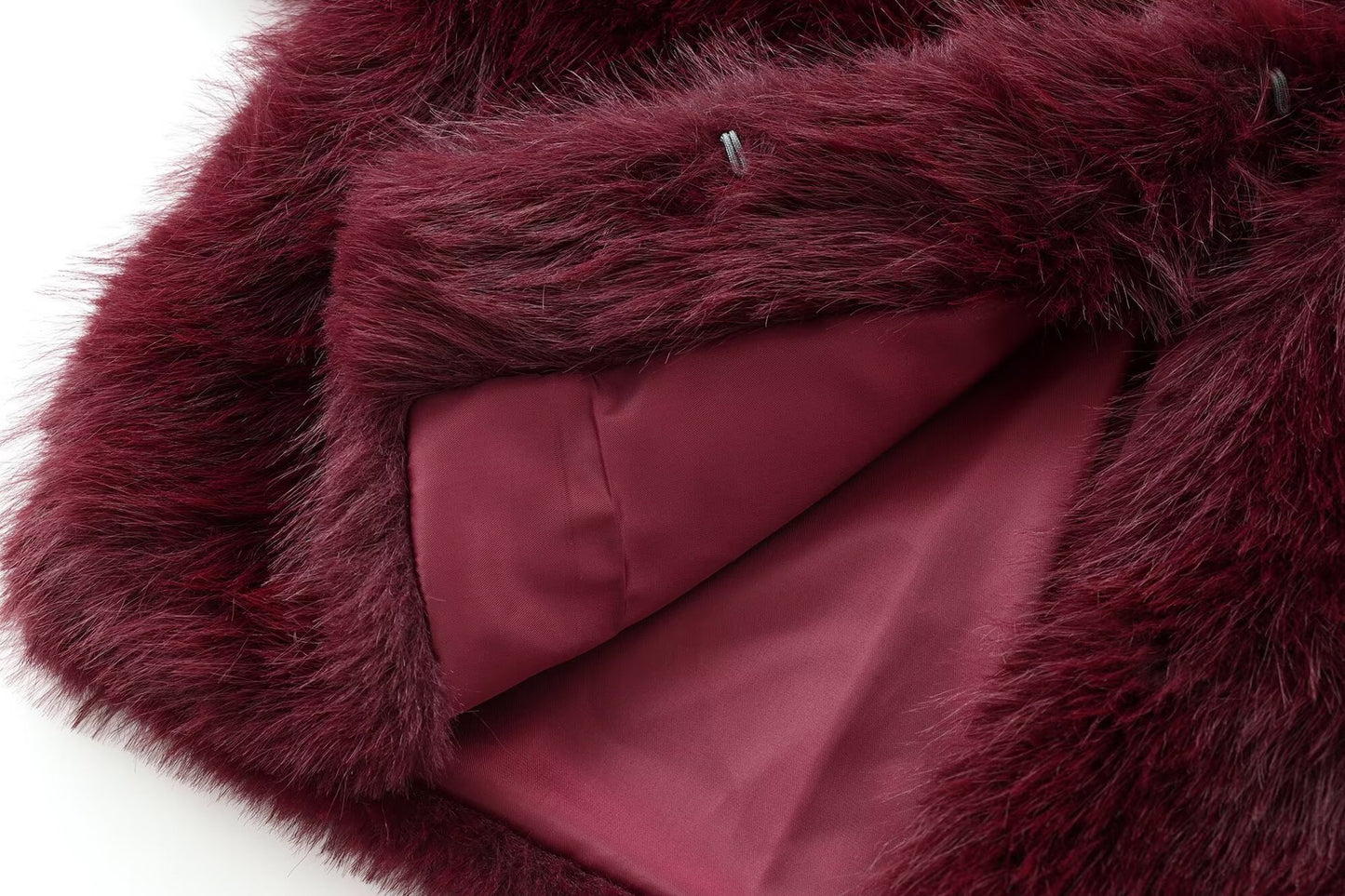 EmberCozy - Cappotto Invernale In Pelle Con Finiture In Pelliccia