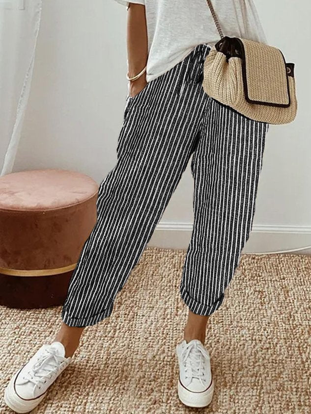 Mel - Pantaloni in Lino Ultima Moda per l'Estate