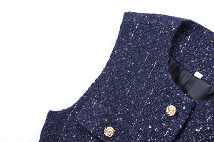 Daphne - Gilet Slim-Fit con Cintura Decorata di Perline