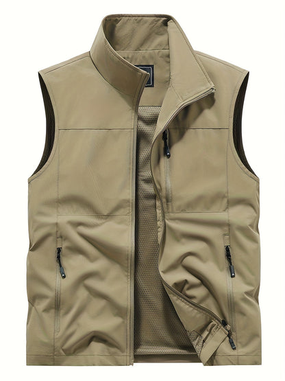 Enrico – Gilet con Tasche con Zip
