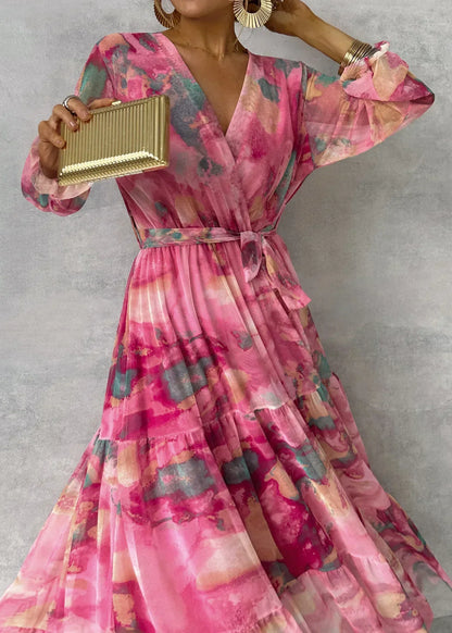 Alora - Abito Femminile a Fiori da Donna Maxi
