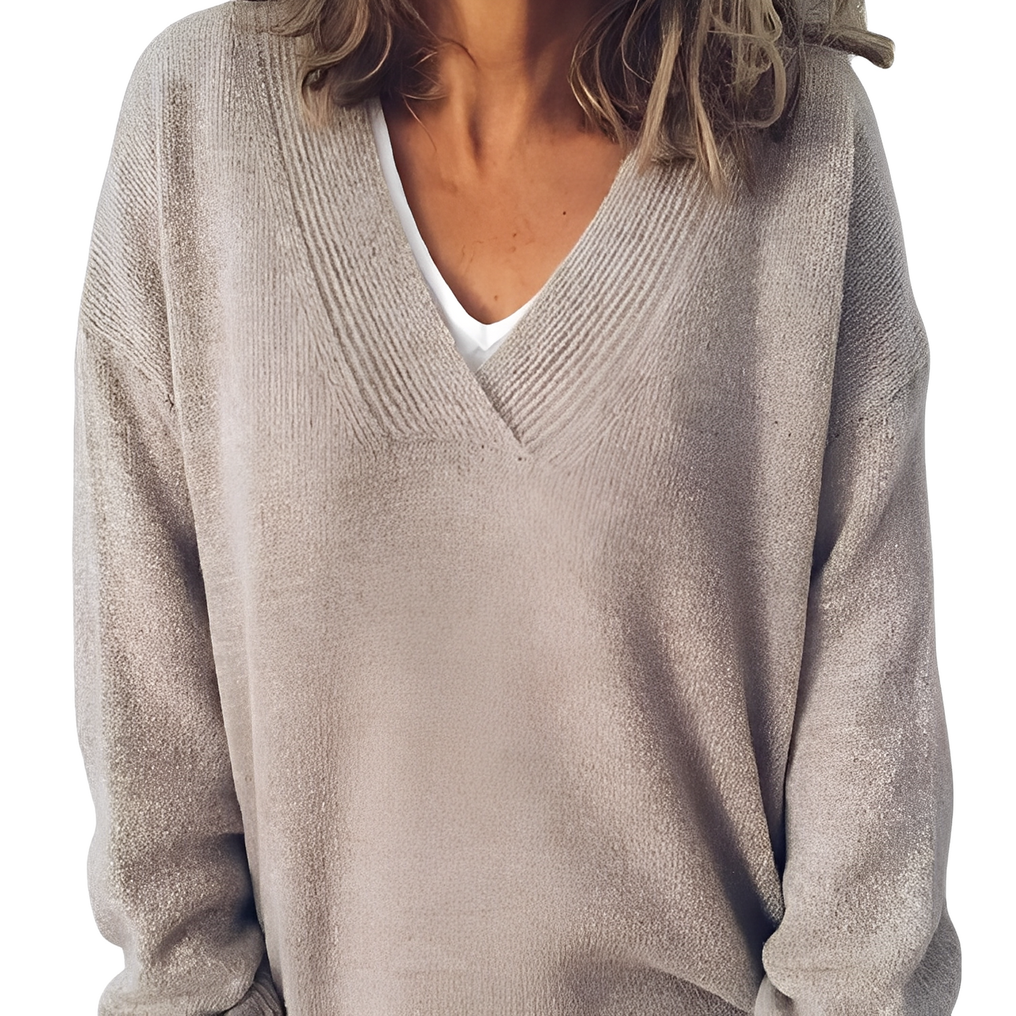 Camryn - Maglione informale a maglia per donne