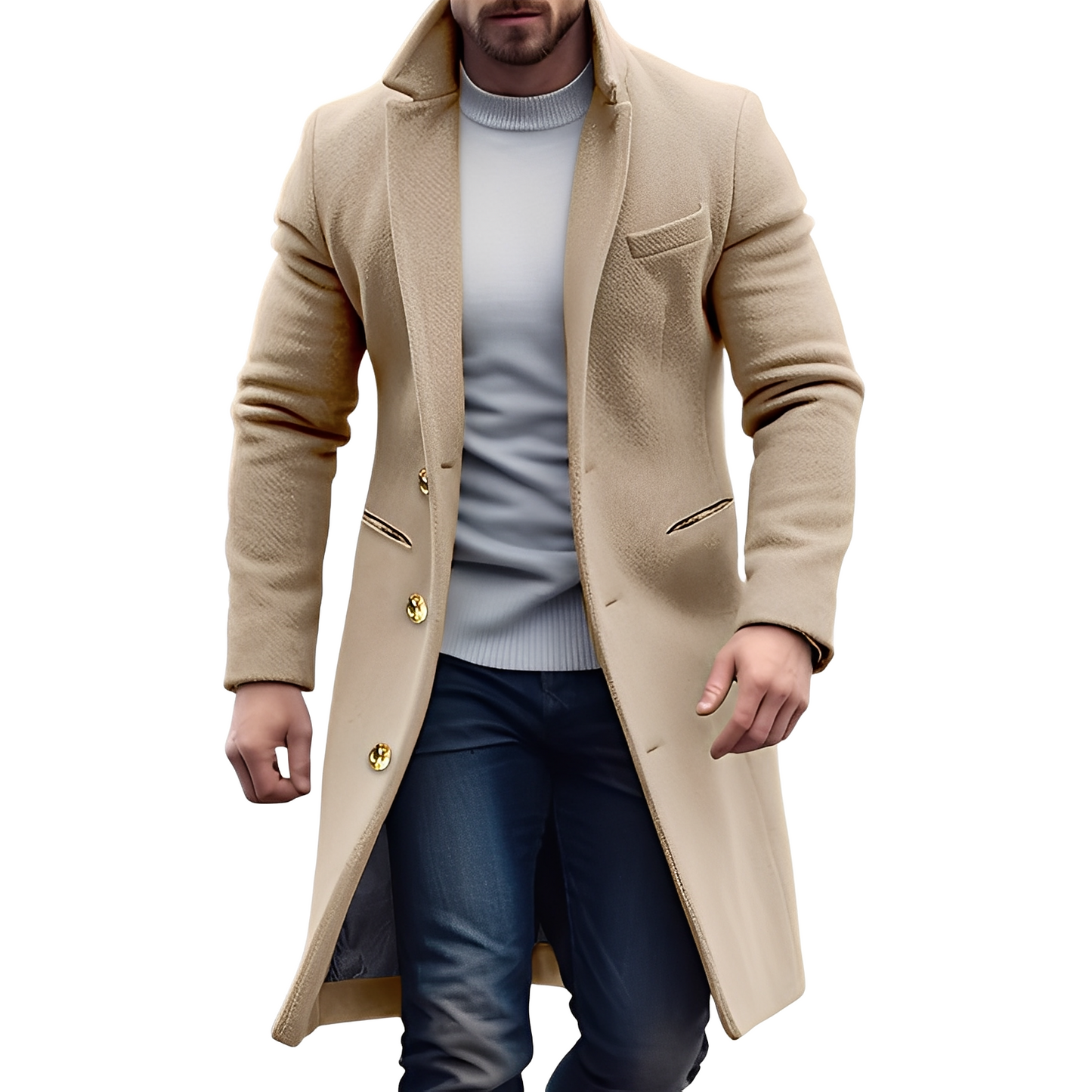 Reilly - Elegante Cappotto da Uomo in Lana