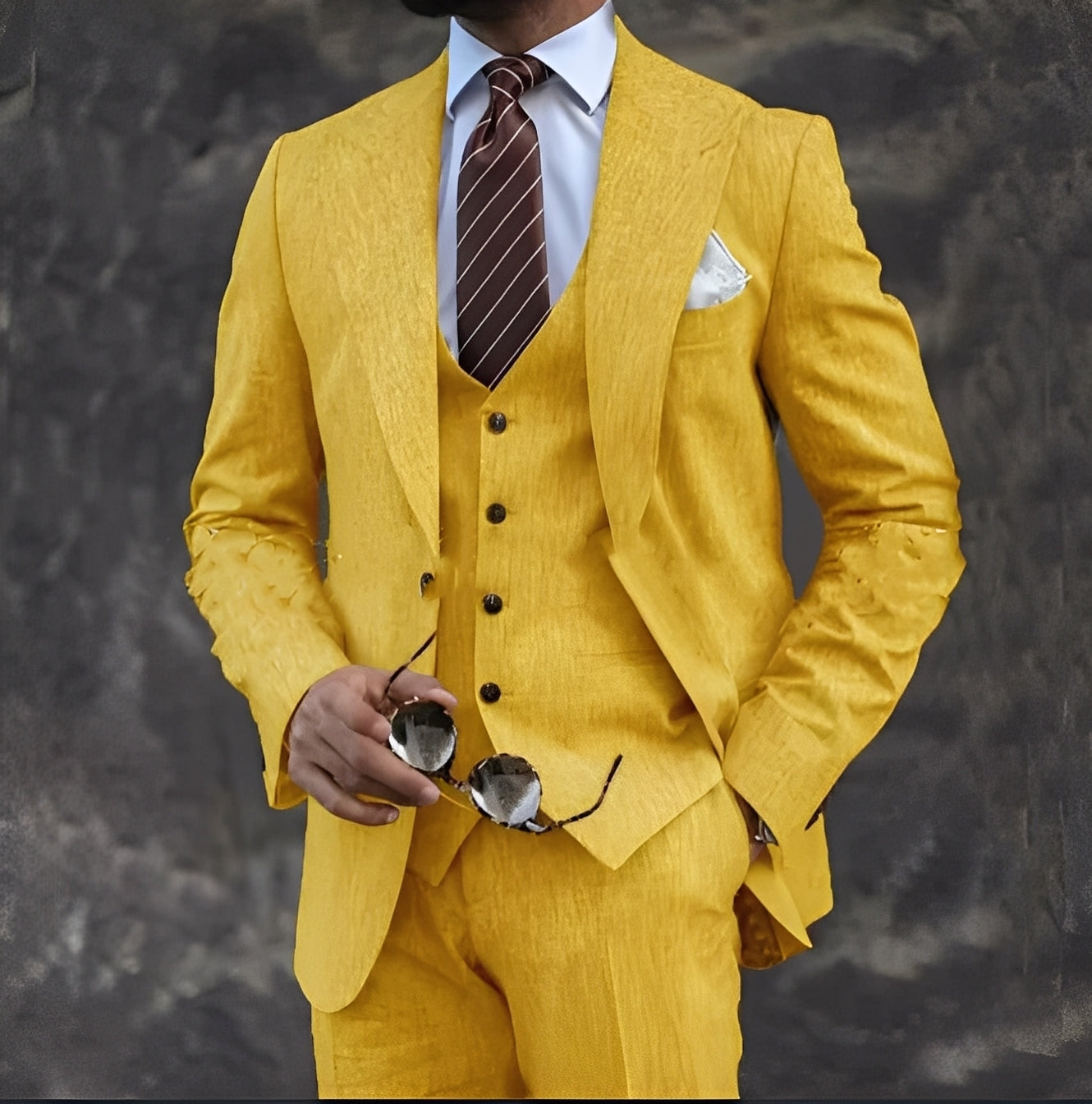 Cordell - Abito tre pezzi elegante e formale per uomini