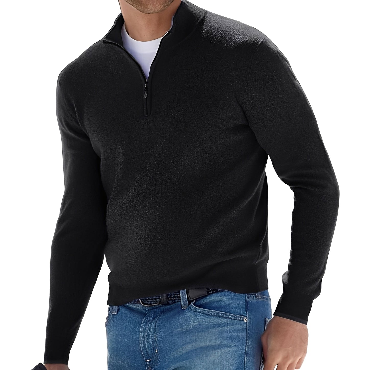 Rufus - Giacca con zip e collo alto per uomo