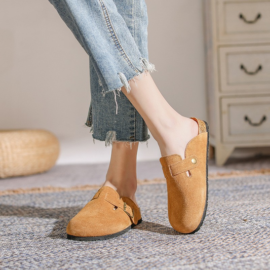 Leila - Pantofola unisex con fibbia regolabile