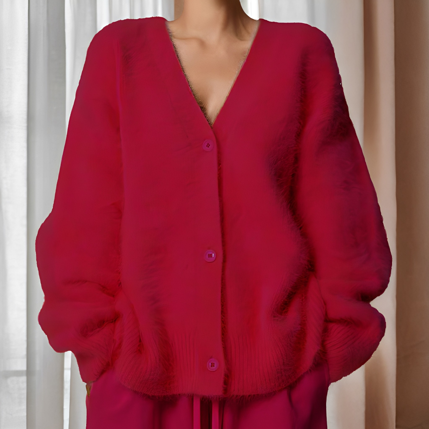 Emberly - Maglione da donna in cashmere confortevole e casual