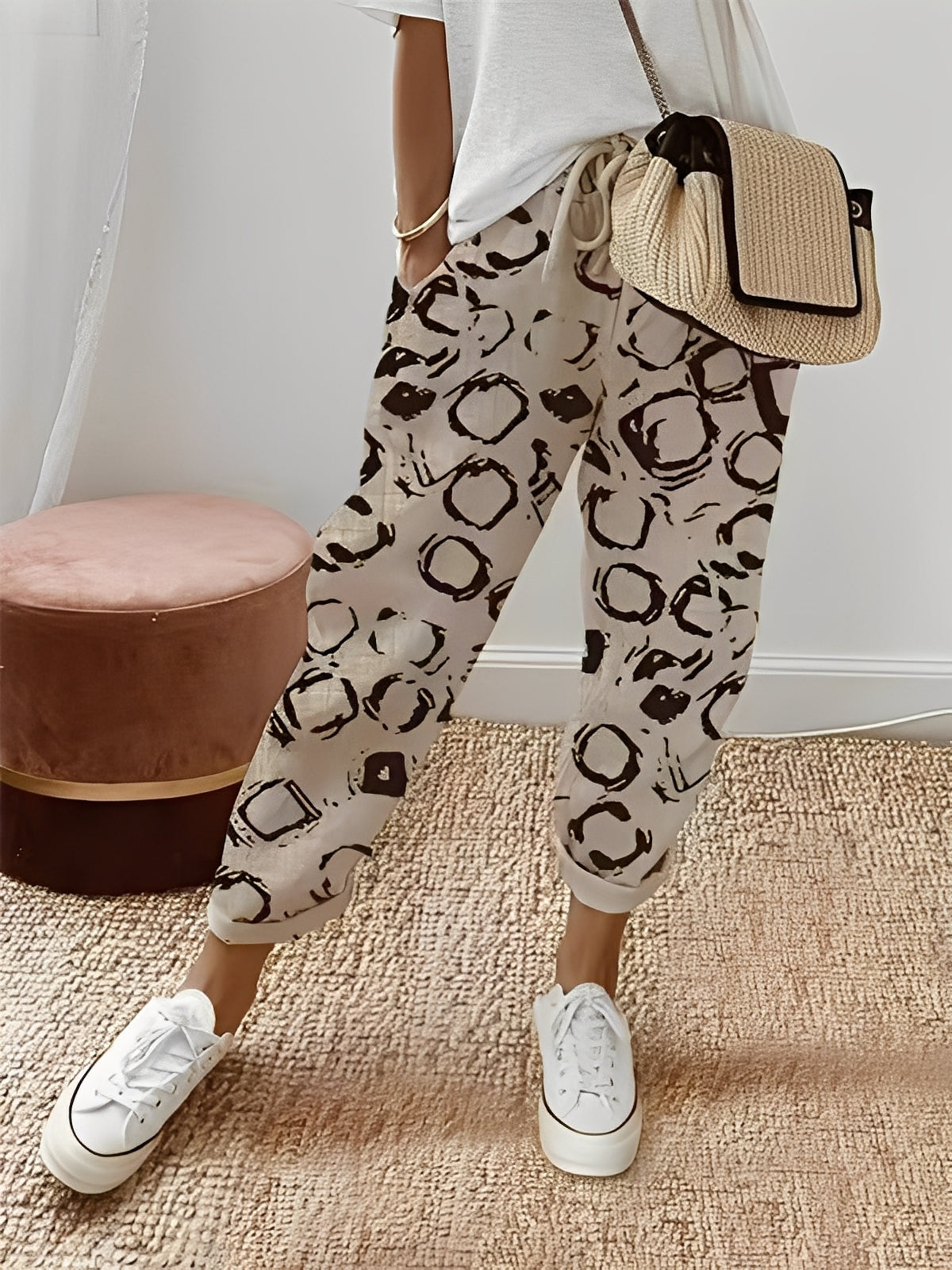 Amélia - Pantalone da donna elegante in cotone